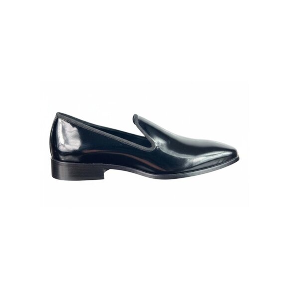 Piero Men’s Black Pattern Loafer – Italian Leather Slip-On Shoes main image 7